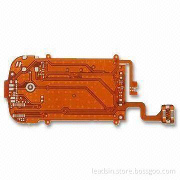 Double-sided Flexible PCB with Gold Immersion Finishing and 0.12mm Width, Applied in Laptop